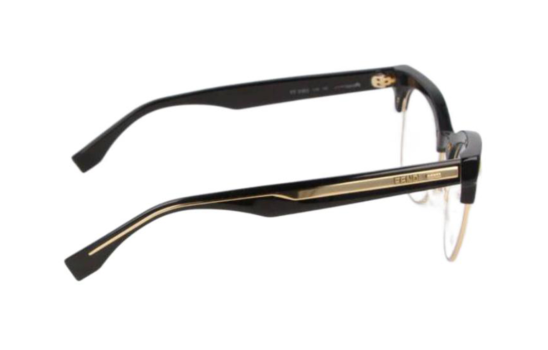 Shop (W) FENDI 黑色猫眼光学眼镜 带侧标塑料镜框 FF0163vjg