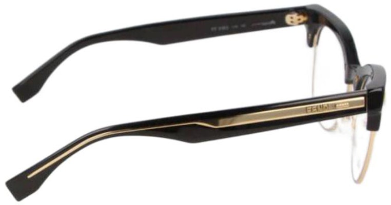 (Women) FENDI Cat-Eye Optical Glasses Black with Side Logo Plastic Frame. FF0163vjg Shop (Women) FENDI Cat-Eye Optical Glasses Black with Side Logo Plastic Frame. FF0163vjg
