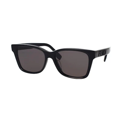 (Women) FENDI Classic Logo Square Sunglasses - Casual and Versatile. FE40046U5401A