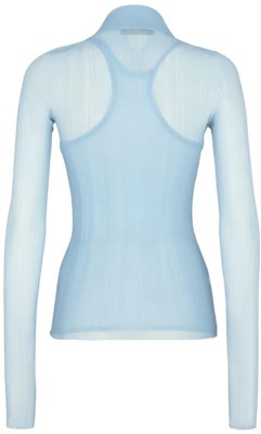 (Women) FENDI Fitted Long Sleeve Polo Shirt with Zip Collar in Blue. FZXA39AQ42F1M29 Lookbook (Women) FENDI Fitted Long Sleeve Polo Shirt with Zip Collar in Blue. FZXA39AQ42F1M29