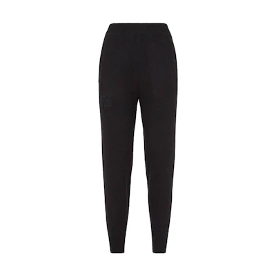 (Women) FENDI FW22 Black Loose Fit Mid-Rise Casual Pants. FZR763ALAKF0GME