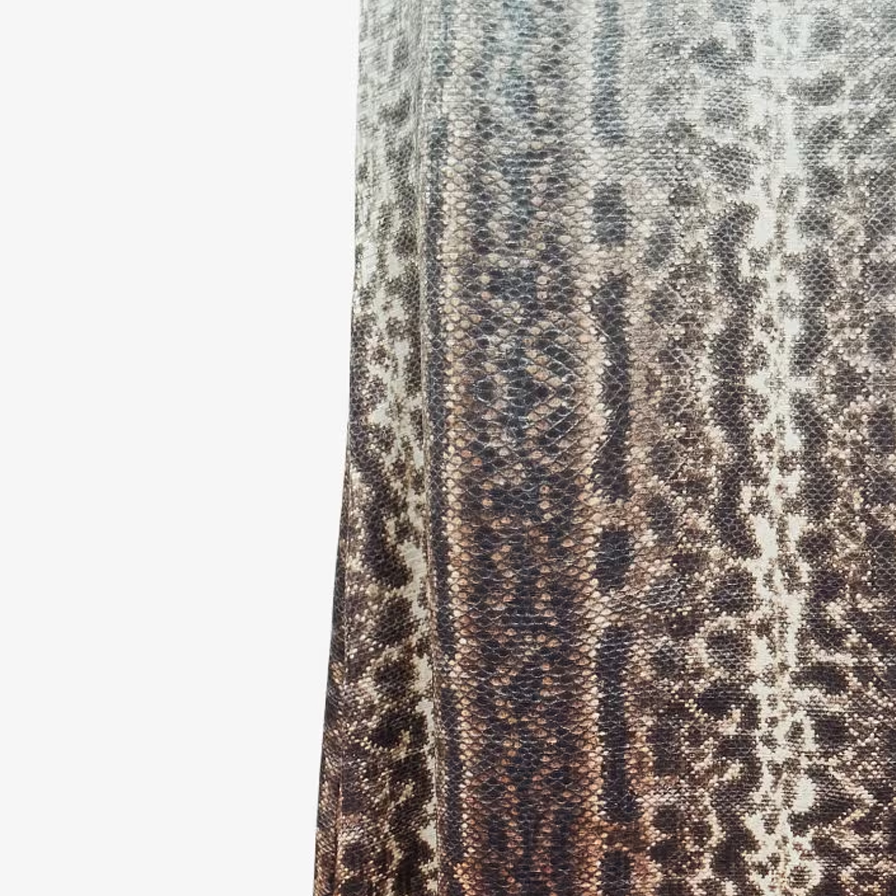 Sizing (W) 芬迪 渐变动物印花休闲长裙 浅蓝色 FQ7544ARUFF08S8