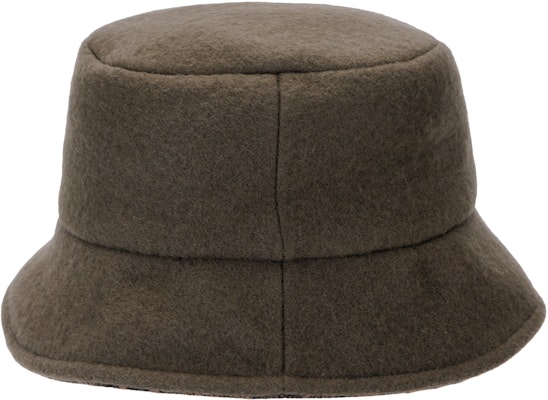 (Women) FENDI Green Wool Bucket Hat with FF Logo and Sunshade Design. FXQ901AIX1F1BBM Buy (Women) FENDI Green Wool Bucket Hat with FF Logo and Sunshade Design. FXQ901AIX1F1BBM