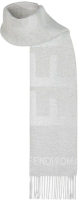 (W) FENDI Syal Rajut Logo Huruf Abu-Abu FXT485AR0QF0QZ0 Lookbook (W) FENDI Syal Rajut Logo Huruf Abu-Abu FXT485AR0QF0QZ0