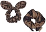 Order (Women) FENDI Hair Tie with Pattern Print - Brown. FXT268ADG0