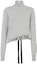 Buy (Women) FENDI High-Neck Sweater with Logo Letter Print in Gray. FZX934ANJJF0TAZ