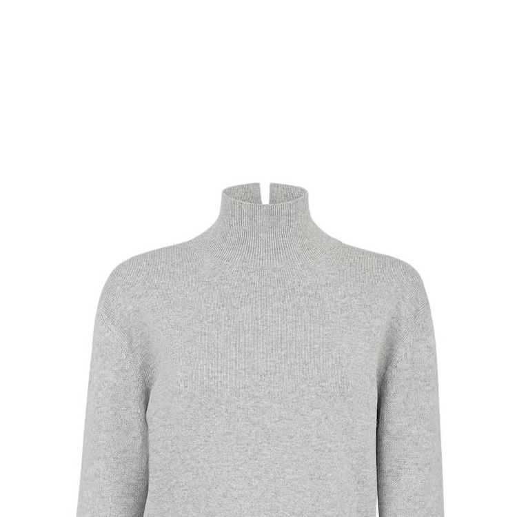 Sizing (W) FENDI 灰色高領logo字母印花毛衣 FZX934ANJJF0TAZ