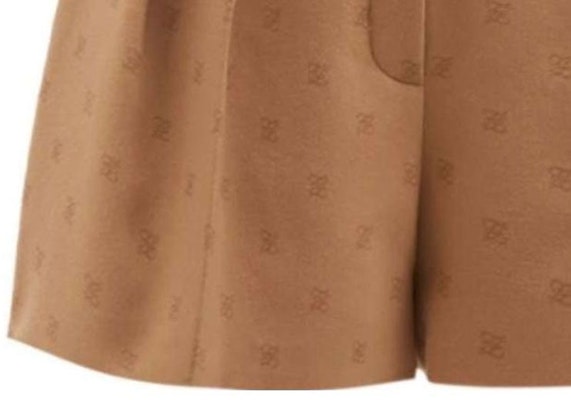 (Women) FENDI High-Waisted Solid Color Shorts with Logo Print - Camel. FR6336AHL4F1ENR Cheap (Women) FENDI High-Waisted Solid Color Shorts with Logo Print - Camel. FR6336AHL4F1ENR