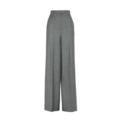 (Women) FENDI High-Waisted Straight-Leg Casual Pants Grey Mix. FR6375AM3NF0TDR