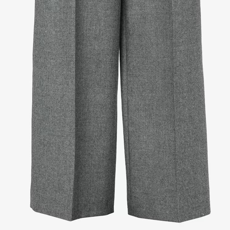 Purchase (W) FENDI Seluar Kasual Pinggang Tinggi Kaki Lurus Kelabu Mix. FR6375AM3NF0TDR