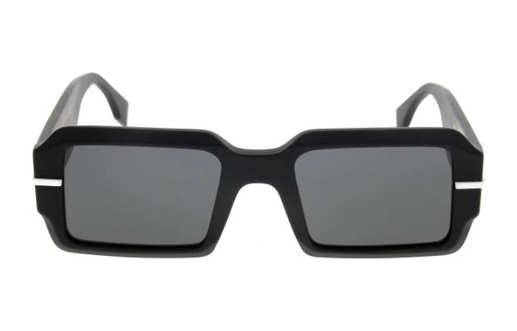 Lookbook (W) 芬迪 不规则黑色醋酸板材太阳镜带标志设计 FE40073U02A