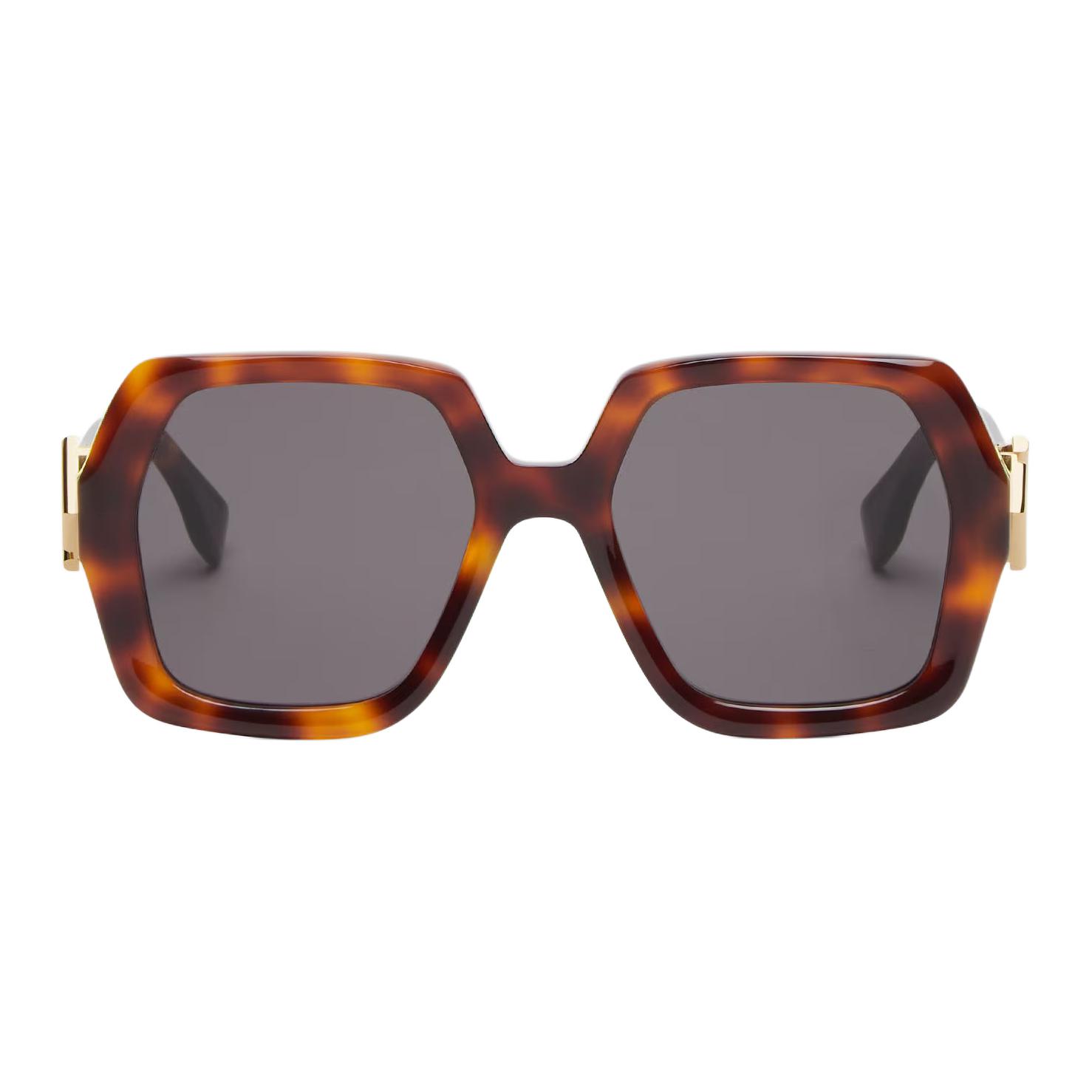 (Women) FENDI  Irregular Tortoiseshell Sunglasses with Logo Design. POIZON2406201457 圖 3