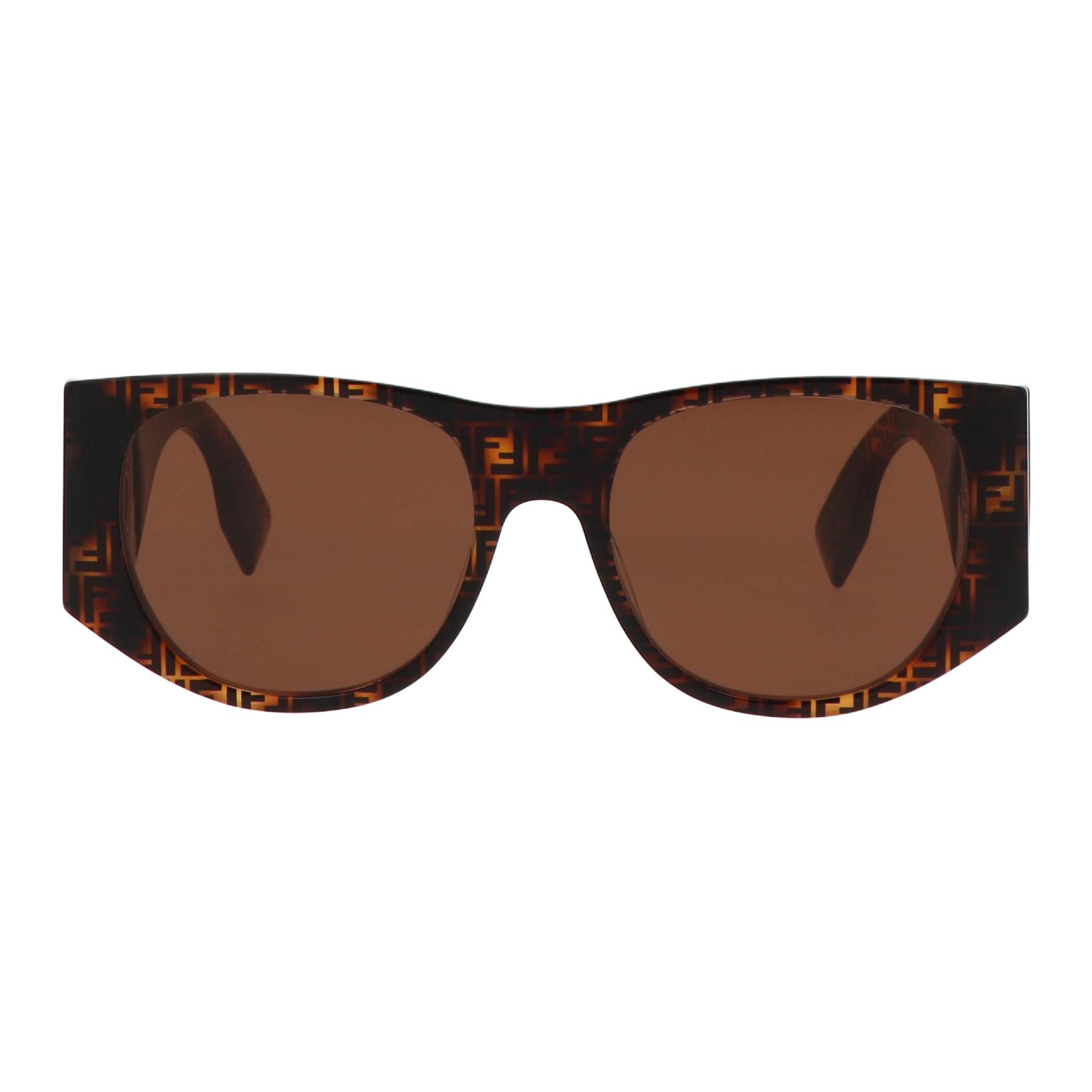 Shop (W) Gafas de Sol FENDI Irregulares Carey con Diseño de Patillas Caladas. FE40109I55E