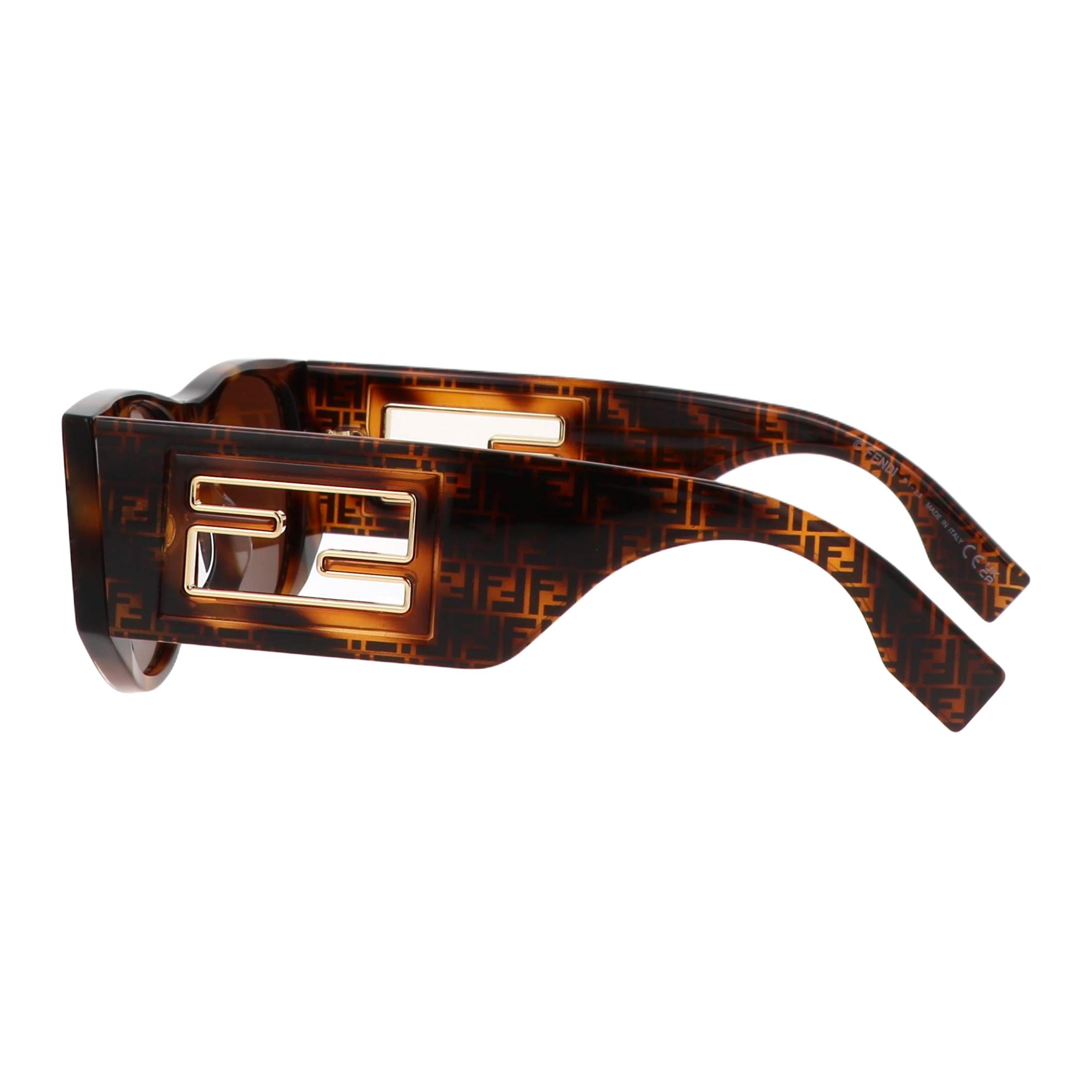 Purchase (W) Gafas de Sol FENDI Irregulares Carey con Diseño de Patillas Caladas. FE40109I55E