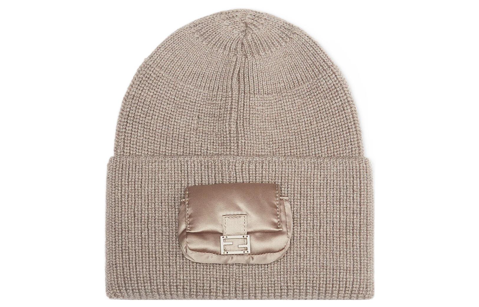 Order (W) FENDI Gorro de Lana Tejida - Elegante, Simple y Cómodo FXQ938ANB1F0QD3