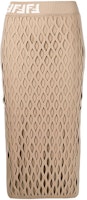 (Women) FENDI Layered Mesh Pencil Skirt Khaki Casual Dress. FZQ594A9WQF18DT (Women) FENDI Layered Mesh Pencil Skirt Khaki Casual Dress. FZQ594A9WQF18DT