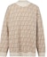 Order (Women) FENDI Logo Jacquard Knit Pullover Sweater Beige FW22. FZX862ALOJF0QU5