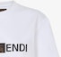Details for (W) 펜디 로고 프린트 반팔 오버사이즈 티셔츠 화이트 SS24. FS9626AQFZF0ZNM