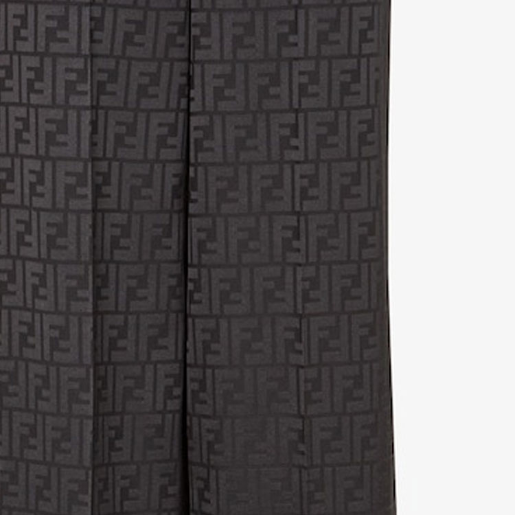 Cheap (W) FENDI Seluar Santai Potongan Lurus Monogram Sutera. FR6375AJ0ZF0GME
