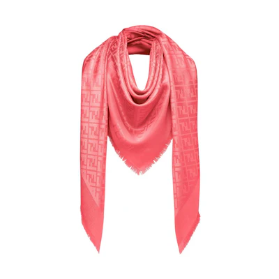 (Women) FENDI Pink Printed Fashion Minimalist Shawl. FXT069AJW7F1L2I