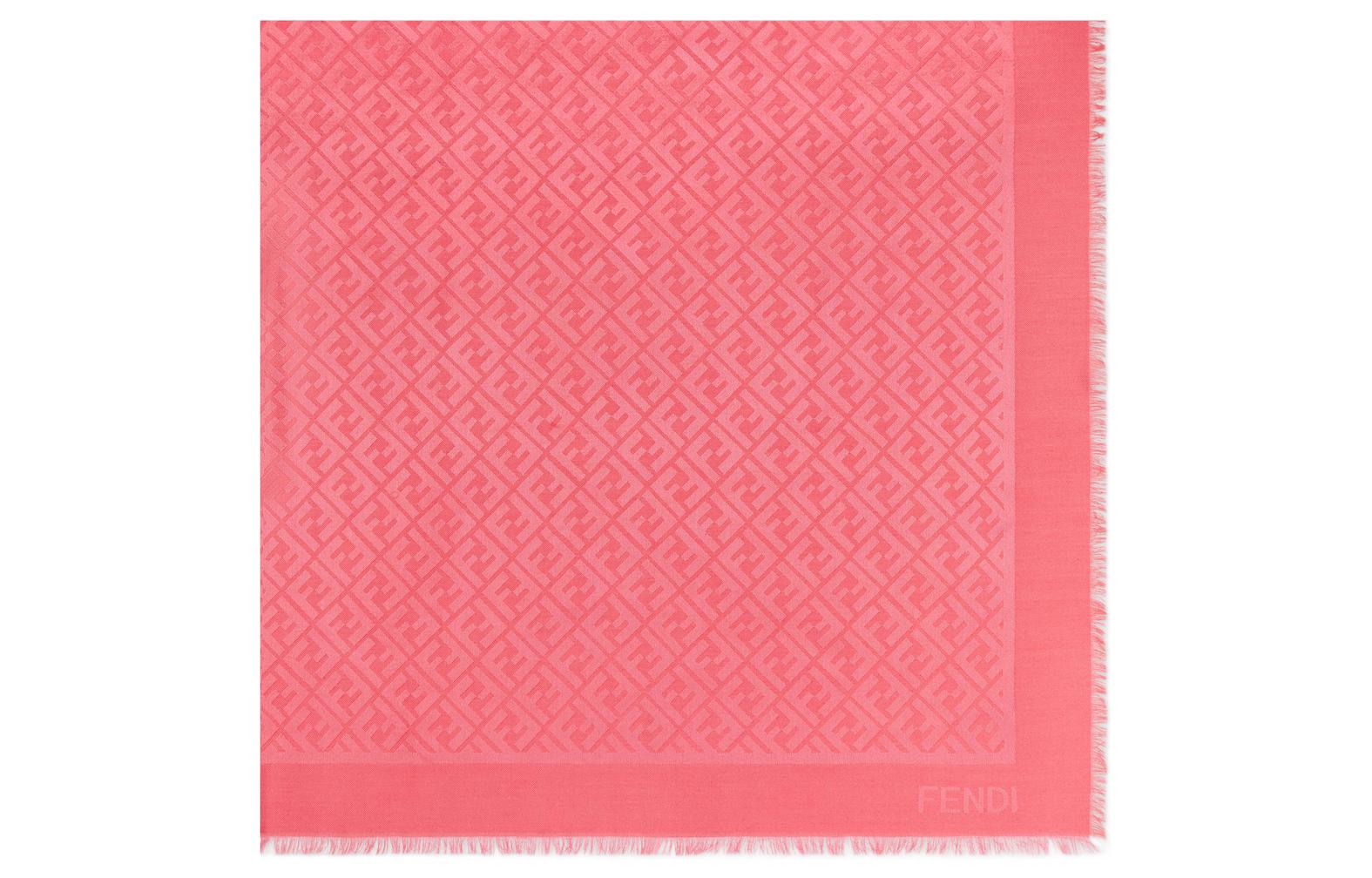 Lookbook (Women) FENDI  Pink Printed Fashion Minimalist Shawl. FXT069AJW7F1L2I