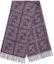 Buy (W) 芬迪紫色针织围巾满版FF字母图案 FXS729APWAF1GFZ