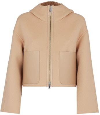 (Women) FENDI Reversible Solid Zipper Hoodie Jacket Beige Brown. FJ6993A5HDF1BW7 Buy (Women) FENDI Reversible Solid Zipper Hoodie Jacket Beige Brown. FJ6993A5HDF1BW7