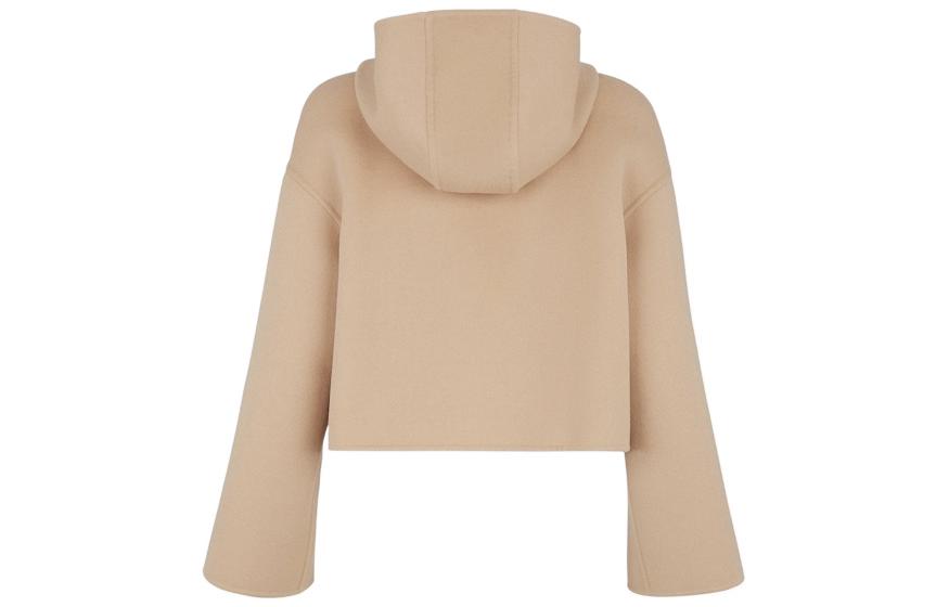 Lookbook (W) FENDI 雙面拉鍊連帽外套 米色/棕色 FJ6993A5HDF1BW7