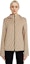 Purchase (Women) FENDI Reversible Solid Zipper Hoodie Jacket Beige Brown. FJ6993A5HDF1BW7