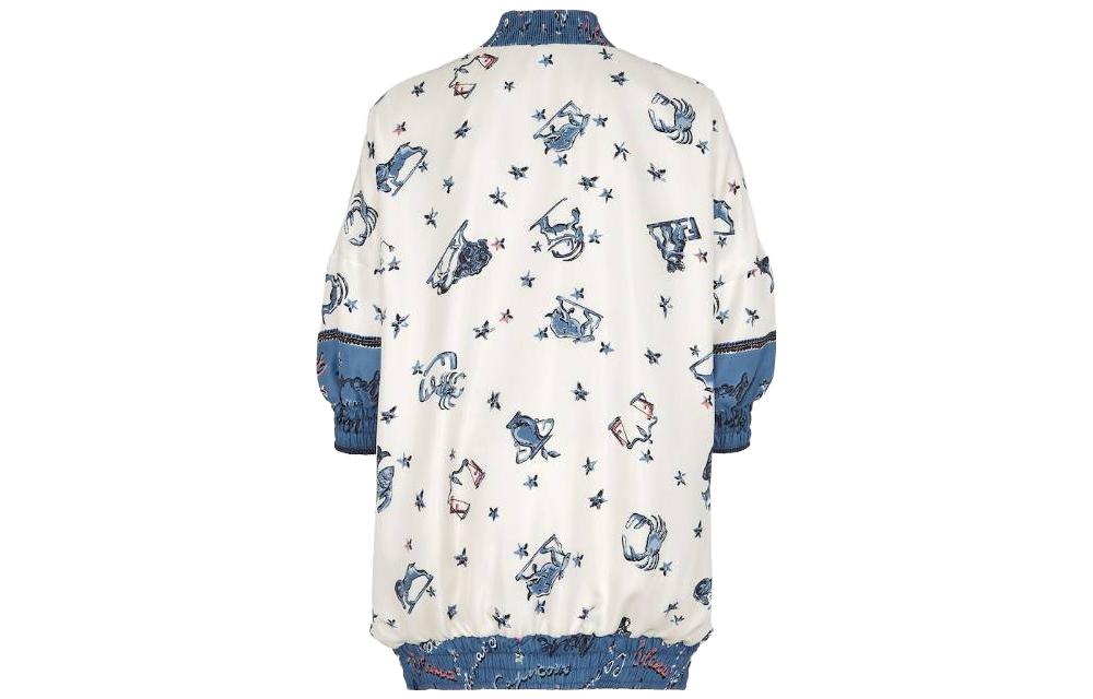 Lookbook (W) FENDI Jaket Bercetak Zip-Up Boleh Balik Pelbagai Warna FJ7414ANR4F1KE5