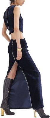 (W) FENDI 無袖寬版圓領T恤 深藍色 FS8105AM3ZF1M2F Shop (W) FENDI 無袖寬版圓領T恤 深藍色 FS8105AM3ZF1M2F