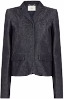 (Women) FENDI Solid Color Denim Jacket Long Sleeve Buttoned Blue FLF765AQ90F1M2F (Women) FENDI Solid Color Denim Jacket Long Sleeve Buttoned Blue FLF765AQ90F1M2F