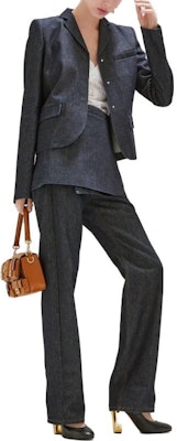 (W) FENDI Jaket Denim Lengan Panjang Biru dengan Butang Warna Solid FLF765AQ90F1M2F Shop (W) FENDI Jaket Denim Lengan Panjang Biru dengan Butang Warna Solid FLF765AQ90F1M2F