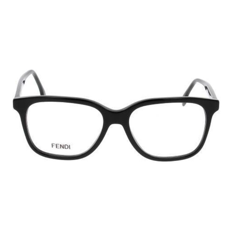 (Women) FENDI  Square Optical Glasses Black with Logo Temple Design. FE50090I001 圖 3