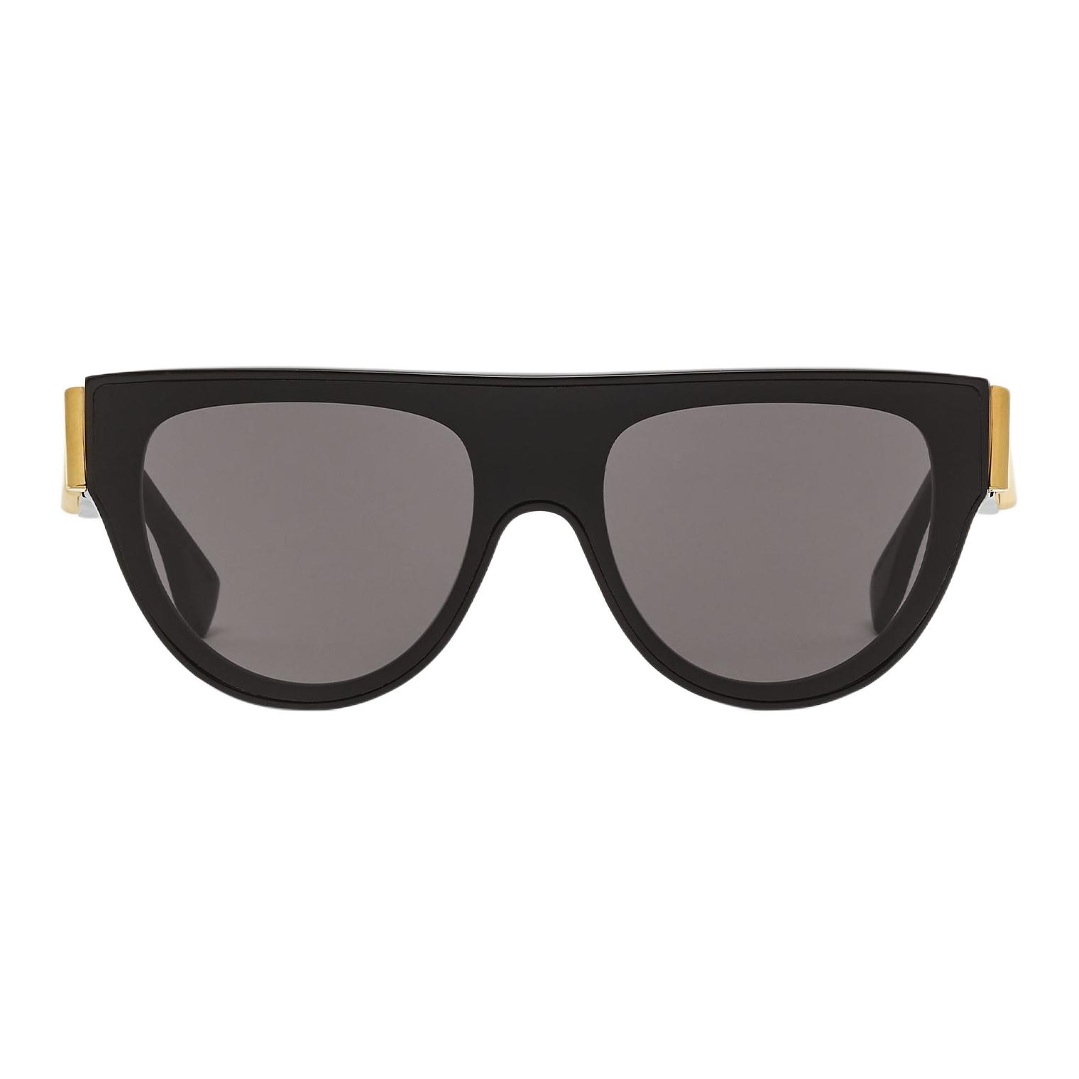 (Women) FENDI  Square Sunglasses Black - Sleek Solid Acetate Design. FOL099V1PF1N55 圖 3