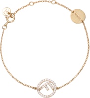 (Women) FENDI Stylish Minimalist Zircon Stone Bracelet. 8AG7616DMF089U (Women) FENDI Stylish Minimalist Zircon Stone Bracelet. 8AG7616DMF089U