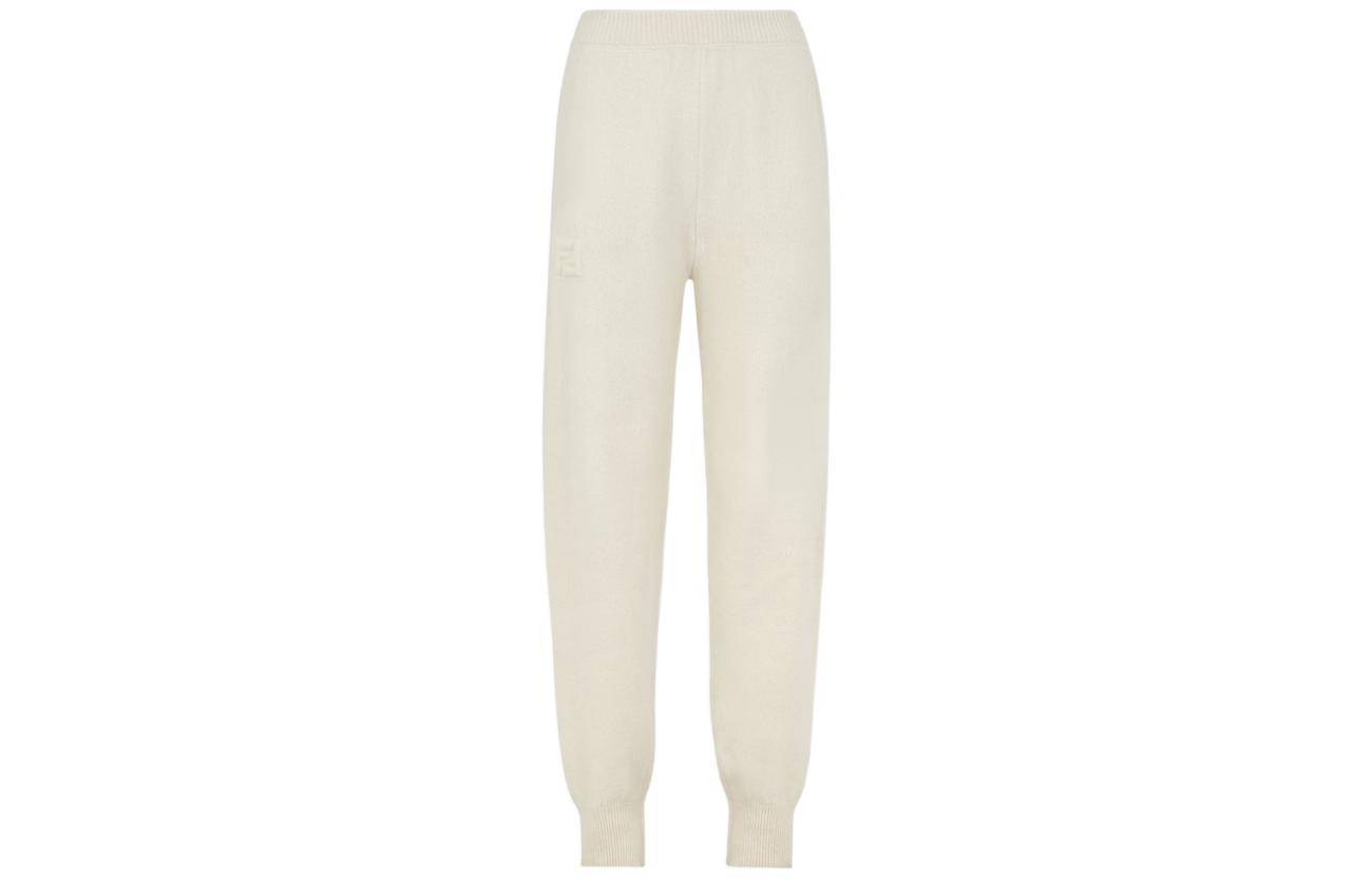 Order (W) FENDI 白色松紧高腰宽松长裤 FW22. FZR763ALAKF1IHA