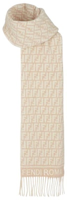 (W) FENDI Syal Rajut Kuning Motif Huruf dengan Rumbai. FXT113AQCWF0QB9 Lookbook (W) FENDI Syal Rajut Kuning Motif Huruf dengan Rumbai. FXT113AQCWF0QB9