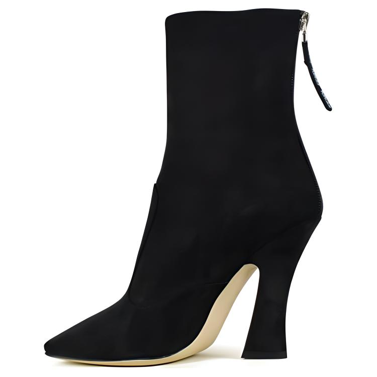 (W) Fendi Ankle Boot 'Black Velvet Fashion'