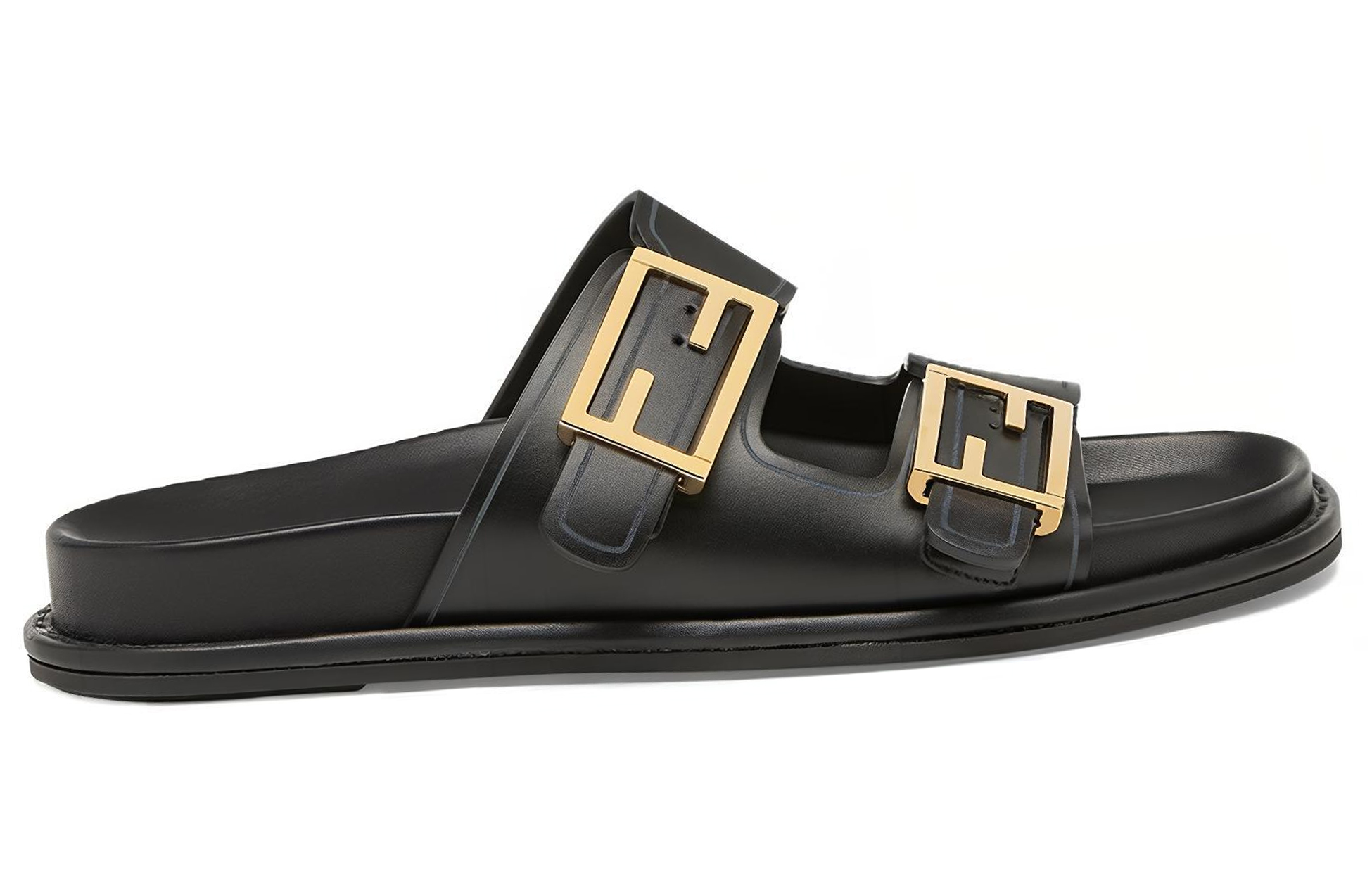 Order (W) Fendi Baguette ''Ciabatte Moda Nere con Fibbia Decorativa'' 8X8326NA7F0QA1