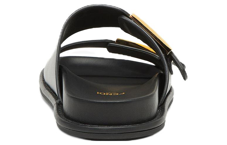 (W) Fendi Baguette 'Black Buckle Decor Fashion Slides' 圖 5