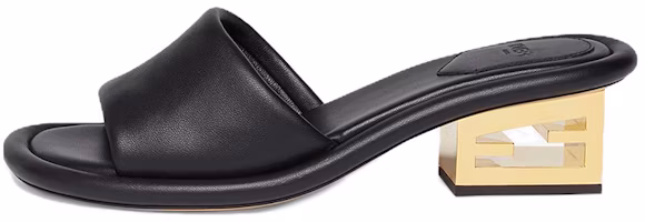 (Women) Fendi Baguette 'Black Leather Open-Toe Fashion Sandals' 8R8412NBAF0QA1 (Women) Fendi Baguette 'Black Leather Open-Toe Fashion Sandals' 8R8412NBAF0QA1