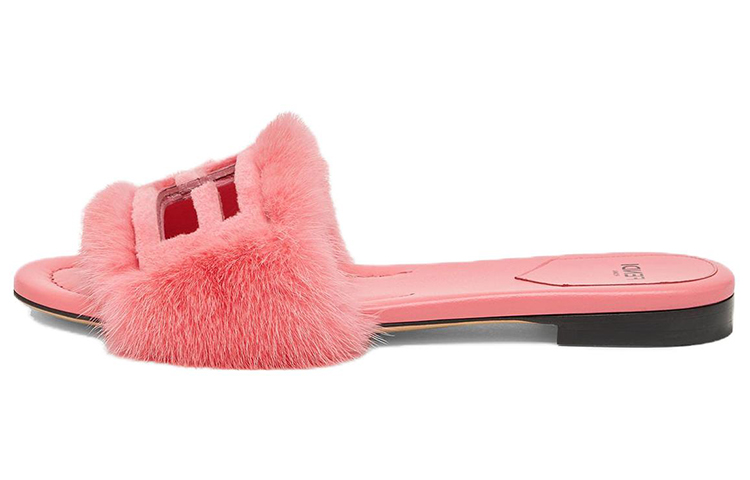 (Women) Fendi Baguette 'Pink Open-Toe Fashion Slipper' 8R8136AKXPF1KES