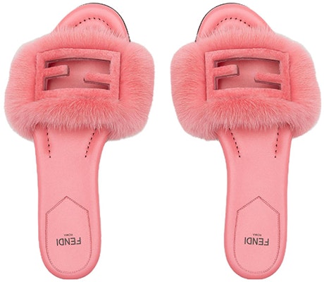 (W) 펜디 바게트 핑크 오픈토 슬리퍼 (Fendi Baguette pink open-toe slipper) 8R8136AKXPF1KES Lookbook (W) 펜디 바게트 핑크 오픈토 슬리퍼 (Fendi Baguette pink open-toe slipper) 8R8136AKXPF1KES