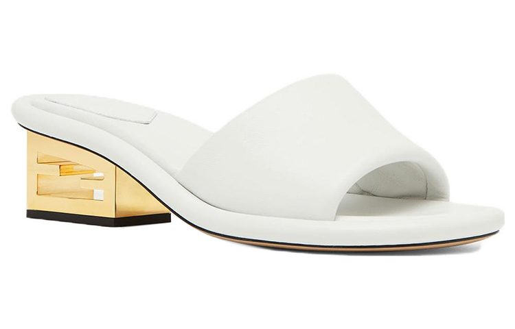 (W) Fendi Baguette 'White Leather Open-Toe' 圖 3