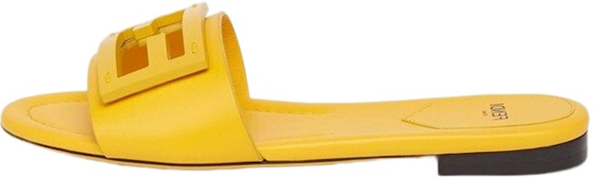 (Women) Fendi Baguette 'Yellow Leather Sandal' 8R8136AE7TF0VVA (Women) Fendi Baguette 'Yellow Leather Sandal' 8R8136AE7TF0VVA