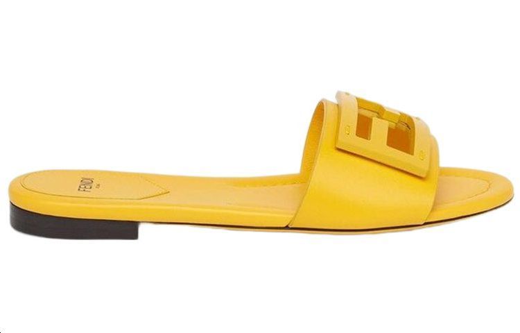 Order (Women) Fendi Baguette 'Yellow Leather Sandal' 8R8136AE7TF0VVA
