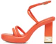 Buy (W) Fendi Baguette Pelle ''Sandalo Aperto Rettangolare Slip-On Arancione'' 8X8426NBAF0QG5