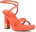 Order (Women) Fendi Baguette Leather 'Rectangular Open-Toe Fashion Slide Orange' 8X8426NBAF0QG5