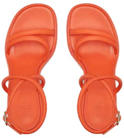 Lookbook (W) Fendi Baguette Leder ''Rechteckiger Open-Toe Schuh Orange'' 8X8426NBAF0QG5